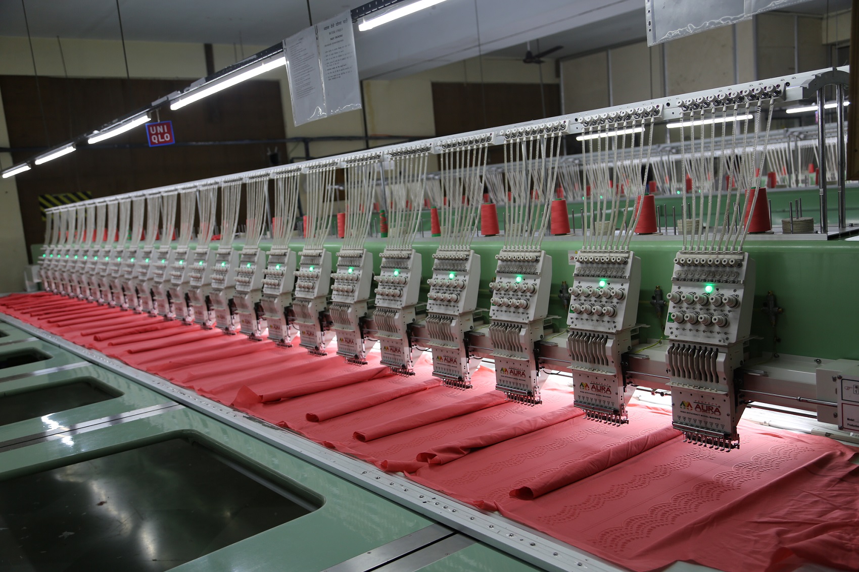 A Leader In Indian Computerized Embroidery Industry | auramachines